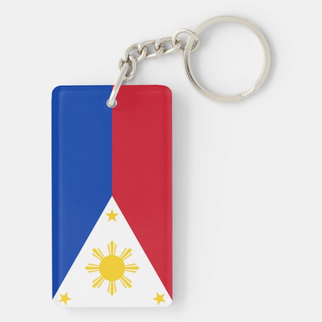 Llavero Bandera filipina de Filipinas (Atrás)