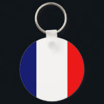 Llavero Bandera francesa<br><div class="desc">Bandera ilustrada de Francia</div>