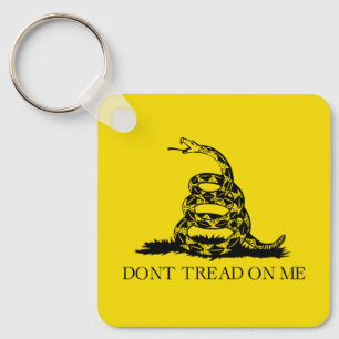 Llavero Bandera Gadsden de serpiente de cascabel: Lucha, R