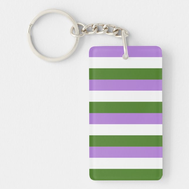 Llavero Bandera Genderqueer (Frente)