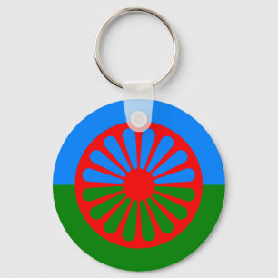 Llavero Bandera gitana oficial romaní