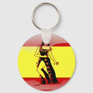Llavero Bandera glamurosa española