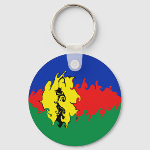 Llavero Bandera Gnarly de Nueva Caledonia