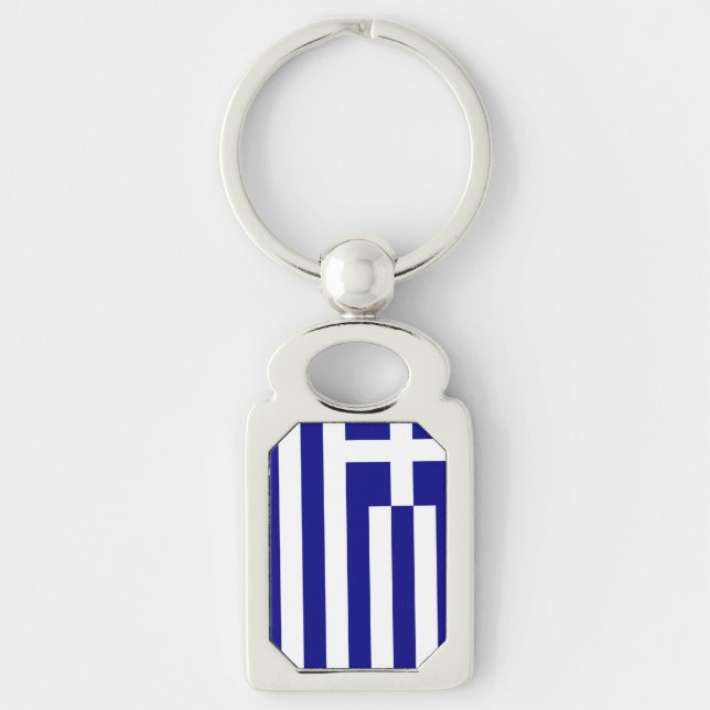 Llavero Bandera griega (Anverso)