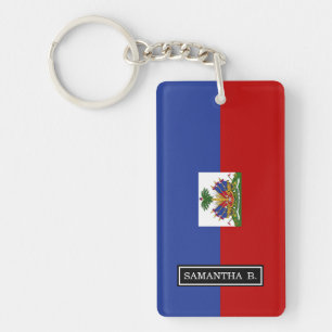 Llavero Bandera haitiana clásica