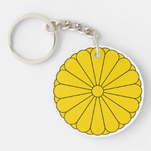 Llavero bandera imperial Japón símbolo emperador flor amar