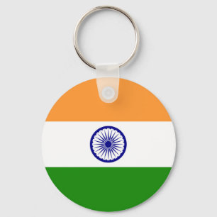 Llavero Bandera india - Imagen de alta calidad