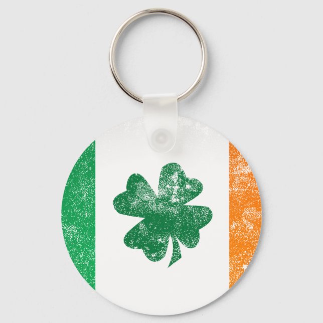 Llavero Bandera irlandesa (Anverso)