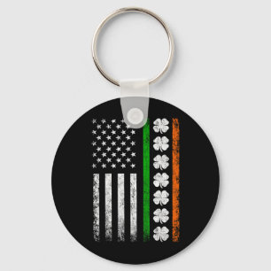 Llavero Bandera irlandesa americana Bandera de Irlanda Día