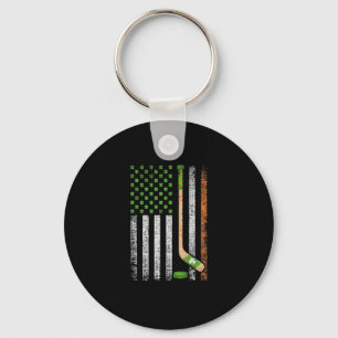 Llavero Bandera irlandesa de Estados Unidos Leprechaun Luc