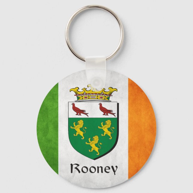 Llavero Bandera irlandesa de Rooney (Anverso)