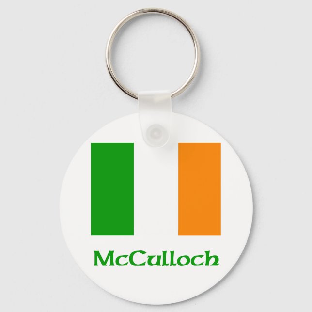 Llavero Bandera irlandesa McCulloch (Anverso)