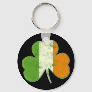 Llavero Bandera irlandesa vintage Shamrock