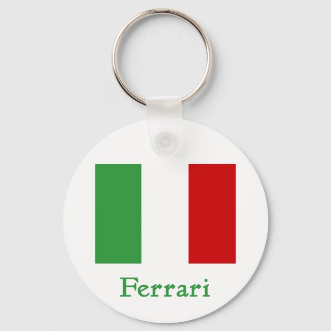 Llavero Bandera italiana de Ferrari (Anverso)