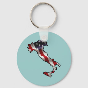 Llavero Bandera ítalo-estadounidense