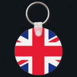 Llavero Bandera Jack Union del Reino Unido<br><div class="desc">Bandera Jack Union del Reino Unido</div>