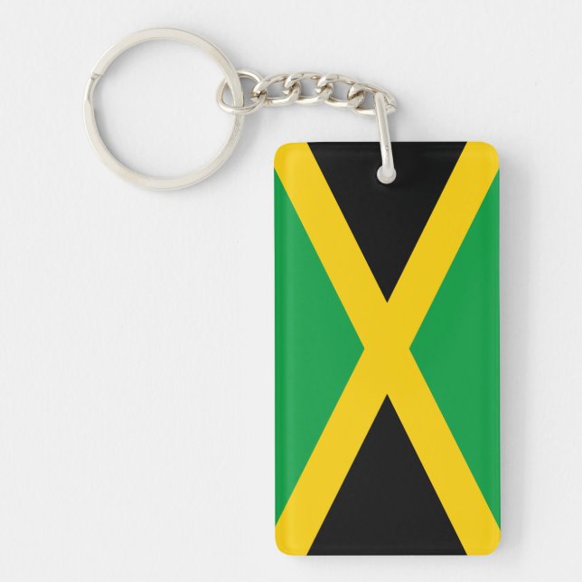 Llavero Bandera jamaicana (Frente)