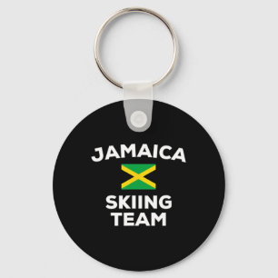 Llavero Bandera jamaiquina del equipo de esquí de Jamaica