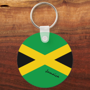 Llavero Bandera jamaiquina y festividades en Jamaica, patr