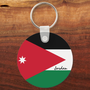 Llavero Bandera jordana y vacaciones en Jordania, patriota