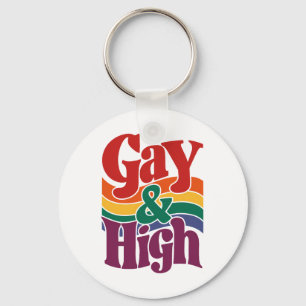Llavero Bandera LGBT Retro Gay y Alto Orgullo
