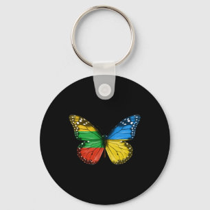 Llavero Bandera lituana ucraniana Mariposa Lituania Ucrani