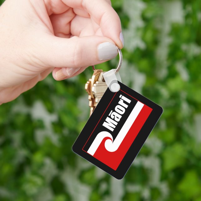 Llavero Bandera maorí,Bandera de Tino Rangatiratanga, maor (Mano)