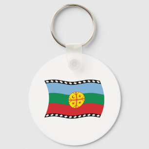Llavero Bandera Mapuches