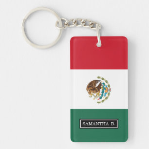 Llavero Bandera mexicana clásica