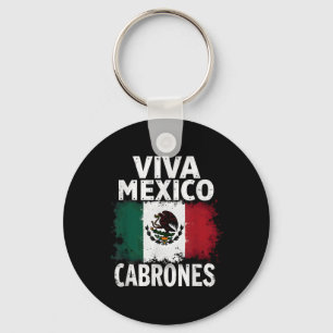 Llavero Bandera mexicana Viva México Cabrones