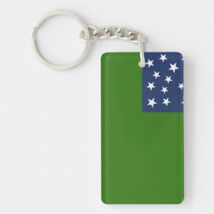 Llavero Bandera montañesa verde Estados Unidos patriótico