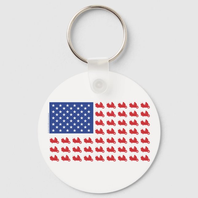 Llavero Bandera-Motores (Anverso)