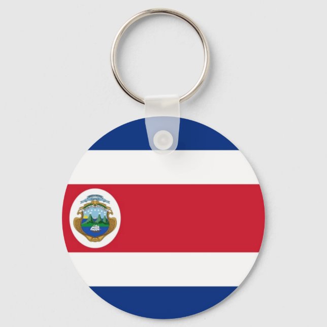 Llavero Bandera Mundial de Costa Rica (Anverso)