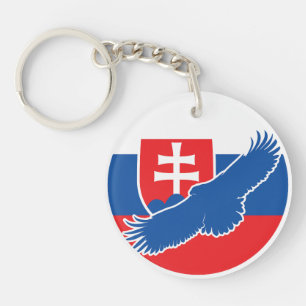 Llavero Bandera nacional de animales de Eslovaquia Águila