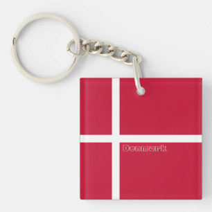 Llavero Bandera nacional de Dinamarca