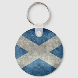Llavero Bandera nacional de Escocia - versión del vintage