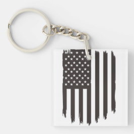 Llavero Bandera nacional de Estados Unidos ondeando