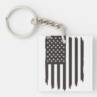 Llavero Bandera nacional de Estados Unidos ondeando