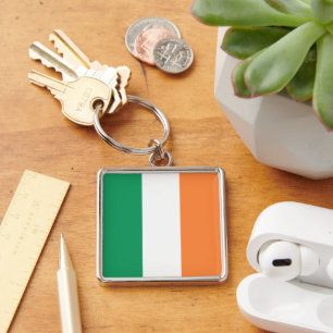 Llavero Bandera nacional de Irlanda, norma irlandesa, cart