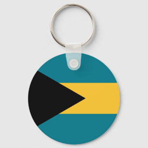 Llavero Bandera nacional del mundo de Bahamas