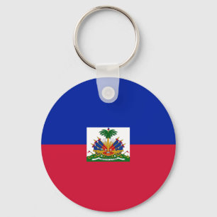 Llavero Bandera nacional del mundo de Haití