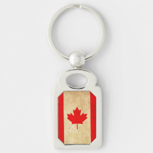 Llavero Bandera nacional patriótica vintage original de CA