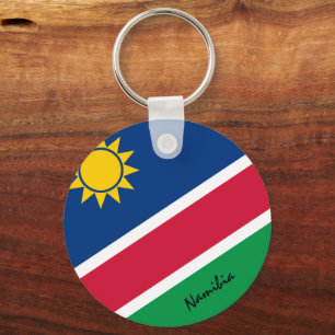 Llavero Bandera namibiana y patriotas de Namibia / deporte