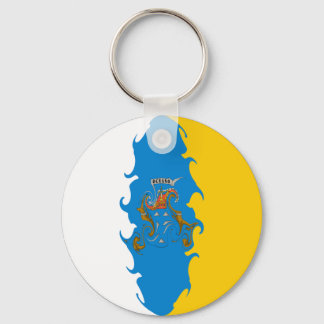 Llavero Bandera nativa de las Islas Canarias