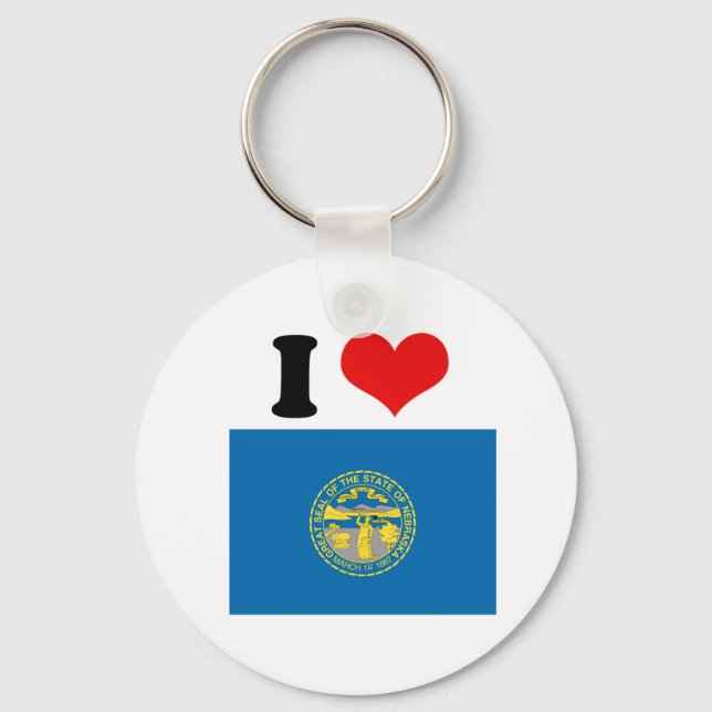 LLAVERO BANDERA NEBRASKA (Anverso)