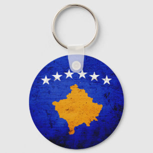 Llavero Bandera negra de Kosovo