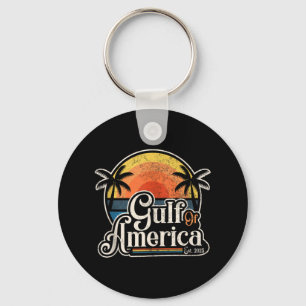 Llavero Bandera Norteamericana Retro Gulf Of Usa America E