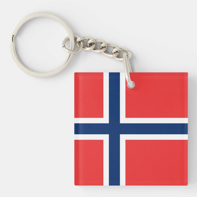 Llavero Bandera noruega (Frente)