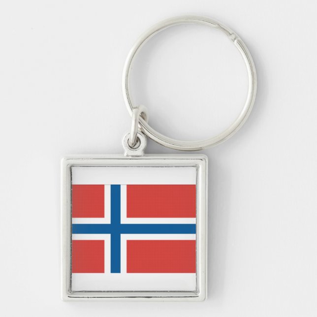 Llavero Bandera noruega (Frente)