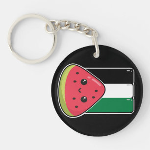 Llavero Bandera palestina linda con Palestina sin sandía